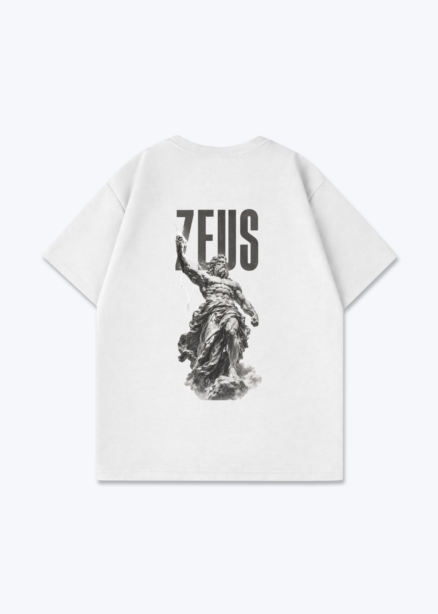 Zeus Oversized Shirt - White Back (Designed)