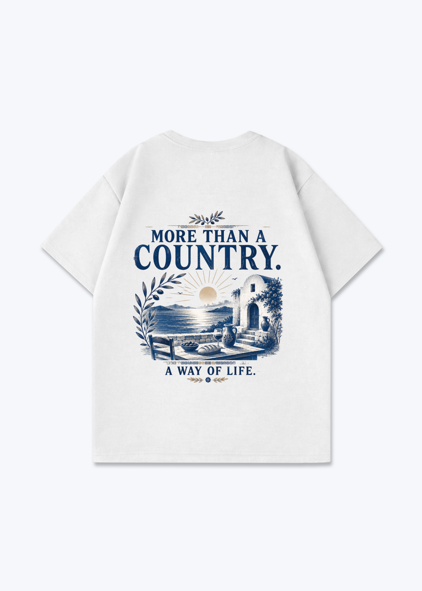 More than a Country Oversized Shirt - White Back (Designed)