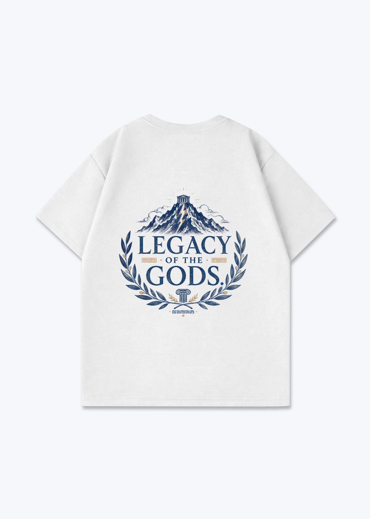Legacy of Gods Oversized Shirt - White Back (Designed)