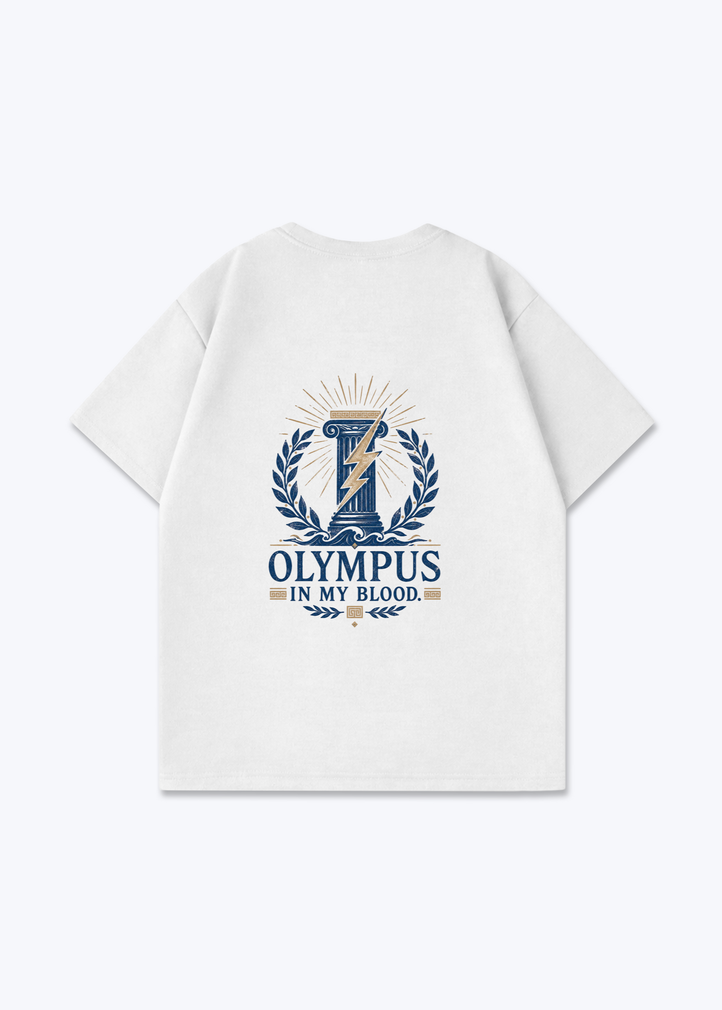 In my Blood Oversized Shirt - White Back (Designed)