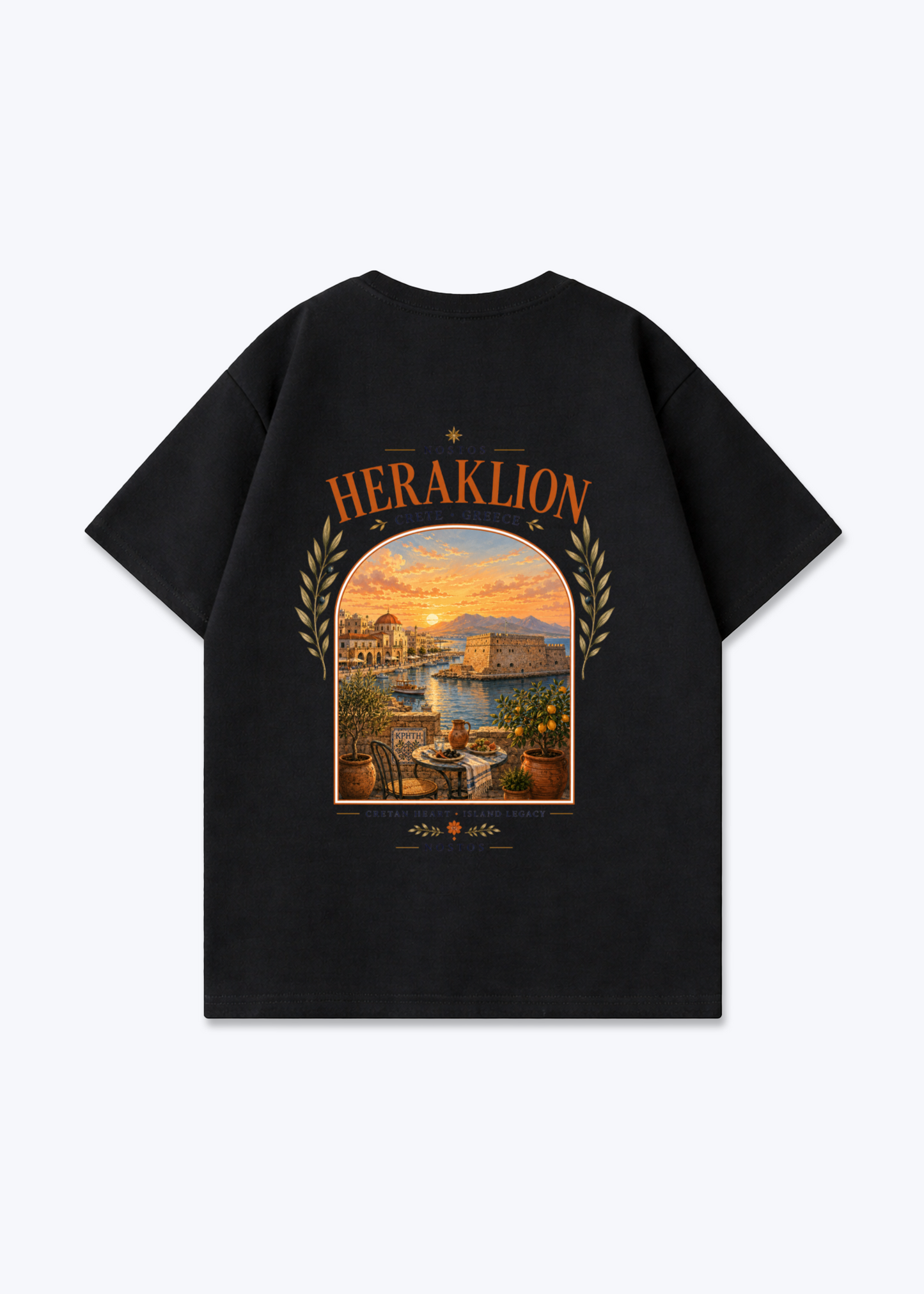 HERAKLION OVERSIZED SHIRT - Black Back (Designed)