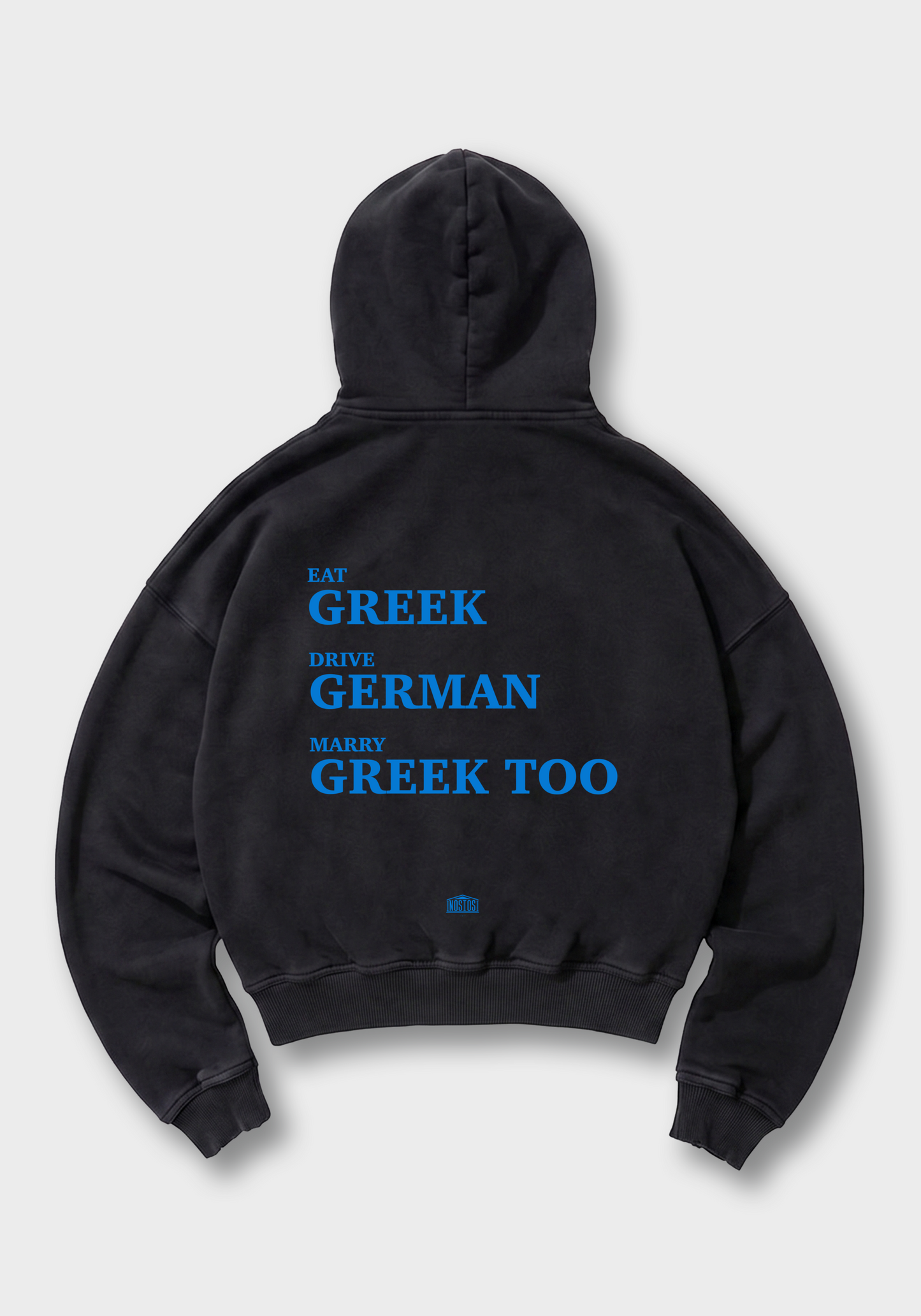 Eat Drive Marry Oversized Hoodiee - Black Back (Designed)