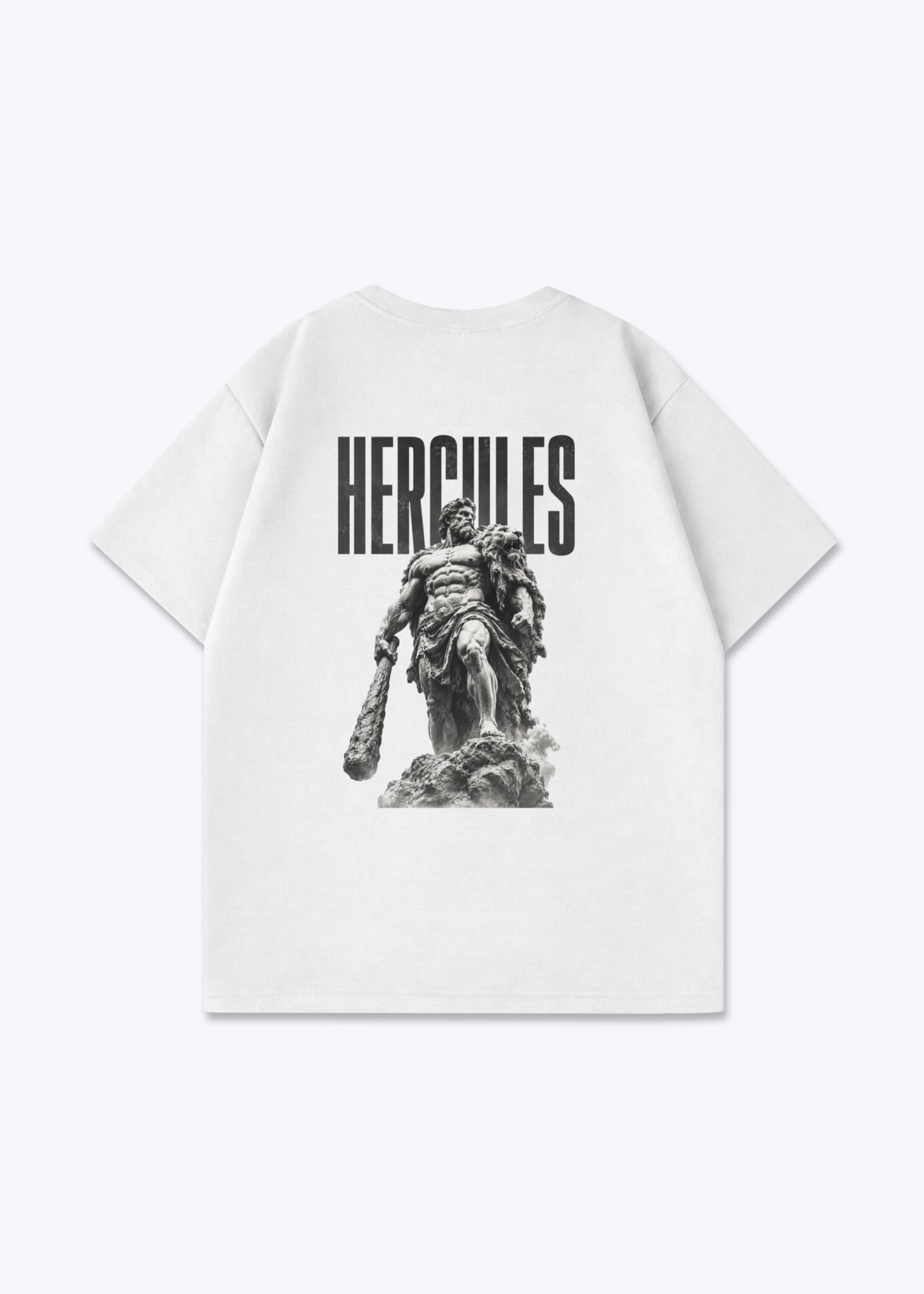 Hercules Oversized Shirt - White Back (Designed)