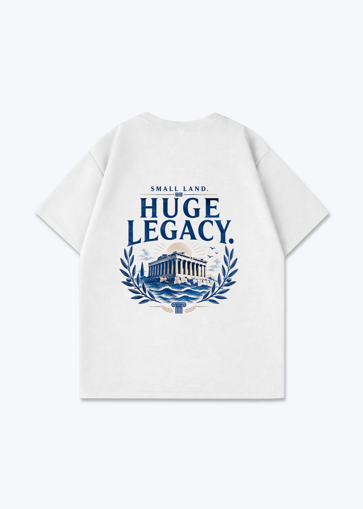 Huge Legacy Oversized Shirt - White Back (Designed)