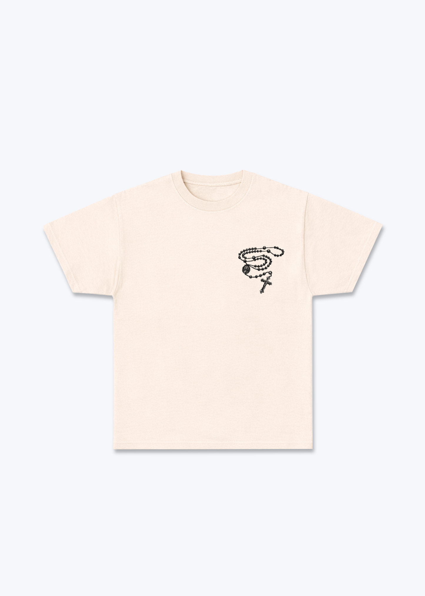 Kreuz Regular Shirt - Beige Front (Designed)