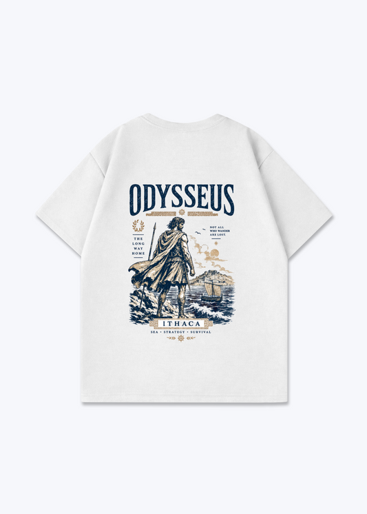 ODYSSEUS OVERSIZED SHIRT - White Back (Designed)